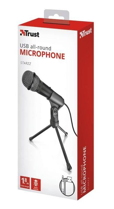 микрофон с калонкой: Trust Starzz USB — высококачественный ручной USB-микрофон для ПК и