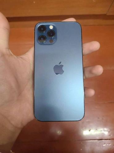 IPhone 12 Pro, Б/у, 128 ГБ, Pacific Blue, Кабель, 76 %