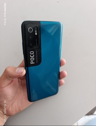беспроводной мышка: Poco M3 Pro 5G, түсү - Көк