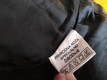 jakna za sneg: Vrhunski vintage kožni mantil SLAVONIJA Osijek (Tref Skin) – Vel. 52 — 5