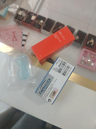 Eynəklər: Rəngli kontakt linzalar dəsti Qab+Pinset+30ml su+linza cəmi 25 yox — 5