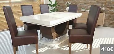 Stilske garniture: Trpezarijski setovi – više modela - Set 1 (prikaz 1 i 4) – 640€: - — 48