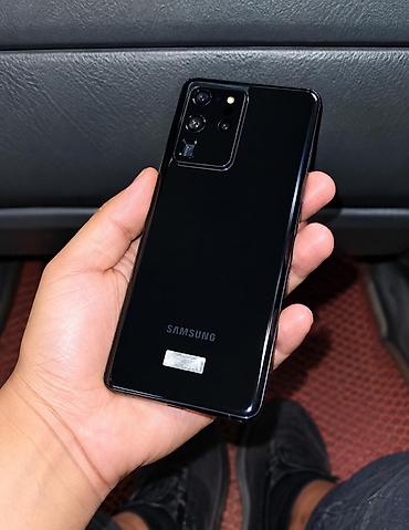Уюлдук телефондор жана аксессуарлар: Samsung Galaxy S20 Ultra (чёрный) - Большой безрамочный дисплей с — 1