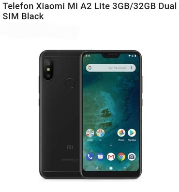 xiaomi mi note: Xiaomi Mi A2 Lite, 64 ГБ, цвет - Черный, 
 Отпечаток пальца