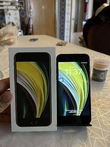 prodat iphone: IPhone SE 2020, 128 GB, Qara, Barmaq izi — 2