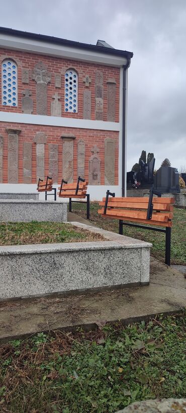 Baštenski nameštaj: Klupa, Metal, bоја - Crna, Novo — 9