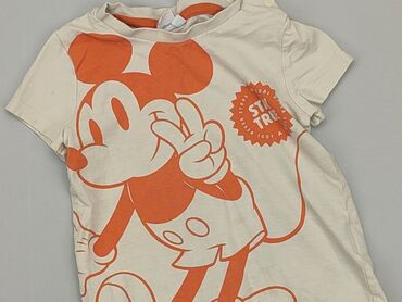 biała koszulka bez rękawów: T-shirt, Disney, 12-18 months, condition - Very good