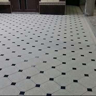 Тротуарная плитка: Тротуарная плитка для двора/террасы - Формат: восьмиугольные светлые — 16