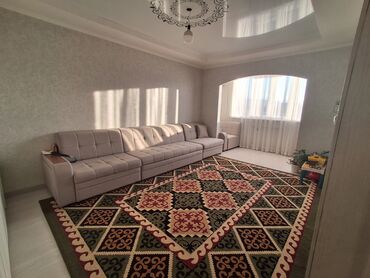 дом жилмассив кок жар: 1 бөлмө, 45 кв. м, 106-серия жакшыртылган, 8 кабат, Евроремонт