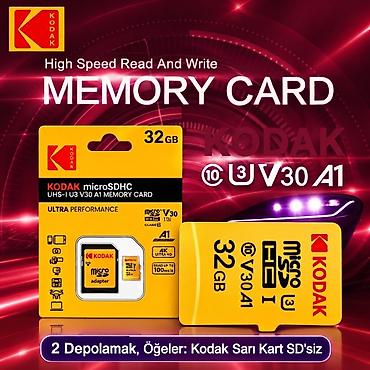 ✅Yadaş kartı ✅16 GB—15 azn ✅32 GB—18azn ✅64 GB—22 azn Kodak microSD
