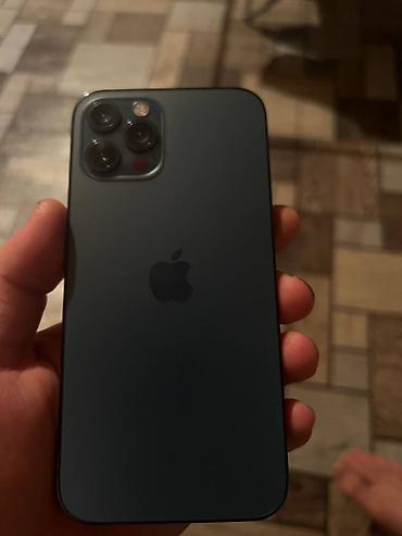 чолпон ата холодильник: IPhone 12 Pro, Колдонулган, 256 ГБ, Pacific Blue, Заряддоочу түзүлүш, Коргоочу айнек, 80 % — 2