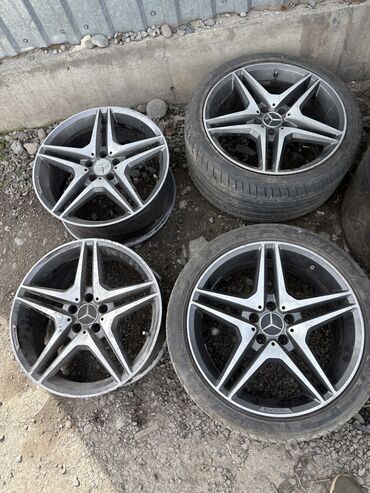 Диски: Литые Диски R 19 AMG, Комплект, отверстий - 5 at lalafo.kg Диски: Литые Диски R 19 AMG, Комплект, отверстий - 5