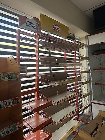Соода жабдуулары: Торговые стеллажи и корзины для магазина - Металлические пристенные и — 1