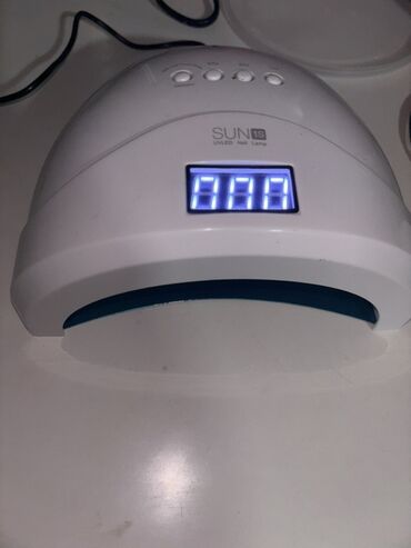 UV i LED lampe za nokte: UV/LED lampa za nokte + set samolepljivih nail art nalepnica - Model — 1