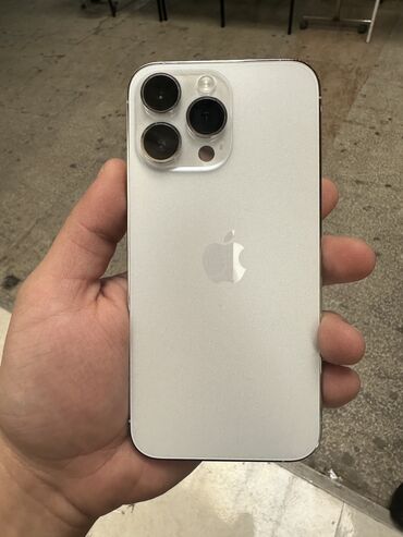 iphone 14 yeni: IPhone 14 Pro Max, 256 ГБ, Белый, Отпечаток пальца, Face ID