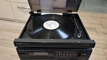 Другая аудиотехника: SHARP муз.центр Винтажный, без колонок, аукса нету, проигрыватель — 2
