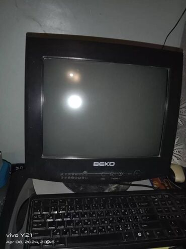 Modemlər və şəbəkə avadanlıqları: Beko trupkali monitor satilir, pc ucundur. Vga ve set kabel ustunde