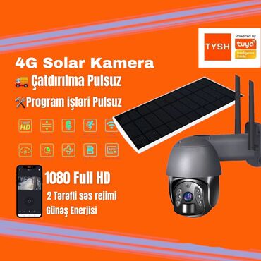 Videomüşahidə: 🆕Tuya 4G solar kamera 1080 Full HD 👉Kamera Tuya ağıllı ev programl ilə