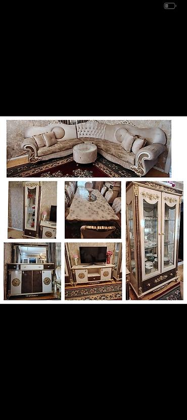 Divanlar: Künc divan, İşlənmiş, Açılan, Bazasız, Parça, Çatdırılma yoxdur — 1