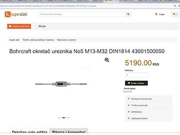 Ključevi: Podesivi ključ za nareznice (DIN 1814), tip 5 700, opseg M13–M32 — 11