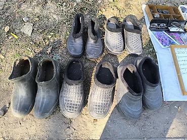 зимный сапоги: Галоши рабочие женские/мужские, размер 41-44, обувь для дачи/огорода — 2