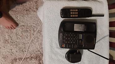 Panasonic simsiz ev telefonu və bazası Məhsulun tərkibi: - Panasonic