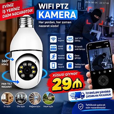 avtomatik səs yazma: Wifi ptz kamera. 🚩🚩🚩 Şok qiymət !!!! 🚩🚩🚩 Kameralar təzə və — 1