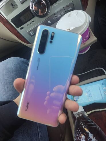 Huawei: Huawei P30 Pro, Б/у, 256 ГБ, цвет - Голубой, 2 SIM