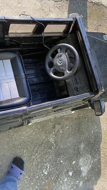 Uşaq dünyası: Uşaq üçün elektrikli minik maşını – G‑Class üslubunda, qara rəng — 2