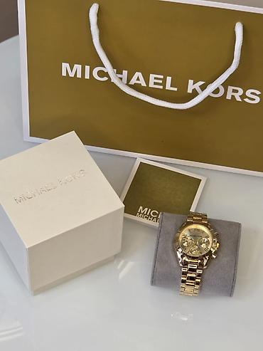Şəxsi əşyalar: Yeni, Qol saatı, Michael Kors, rəng - Qızılı — 1
