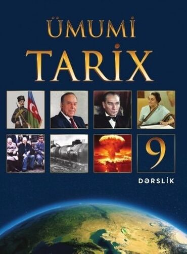 репетитор по математике 9: Məktəb dərsliyi ümumi tarix tam idial vəzyətdə
Ünvan:Bakıxanov