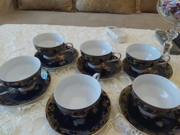 Çay dəstləri və servizlər: Çay dəsti, rəng - Göy, Kobalt, 6 nəfərlik, Çexiya lalafo.az -da Çay dəstləri və servizlər: Çay dəsti, rəng - Göy, Kobalt, 6 nəfərlik, Çexiya