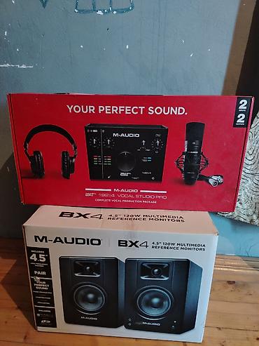 moni̇tor: M-Audio studiya paketi və monitor kolonları 1) M-Audio AIR 192|4 — 2