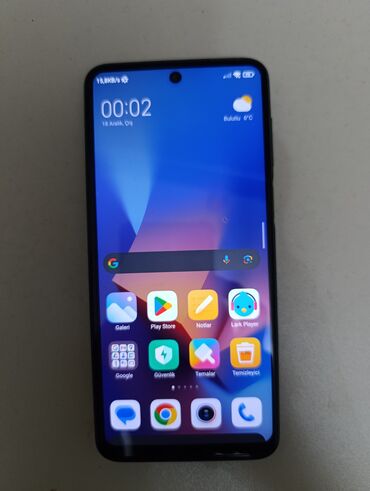 xiaomi mi4 qiymeti: Xiaomi Redmi Note 9S, 64 GB, rəng - Göy, 
 Düyməli, Barmaq izi, İki sim kartlı