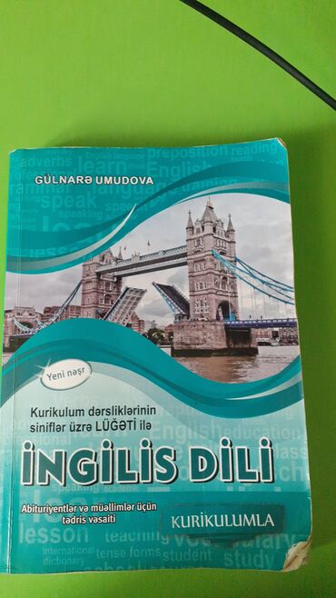 Ingilis dili kurikulum kitabı satılır 15 m ya