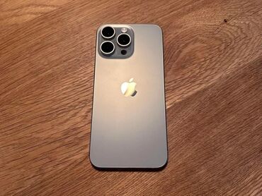 Apple iPhone: IPhone 16 Pro, 256 GB, Natural Titanium, Zəmanət, Simsiz şarj, Face ID