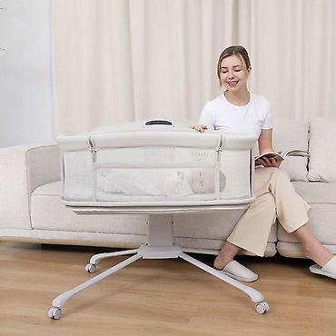 Другие товары для новорождённых: Детская колыбель-люлька с электронным блоком и колесиками - — 5