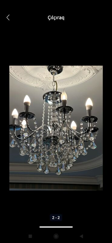 Bitkilər: Çılçıraq, 7 lampa, Xrustal
