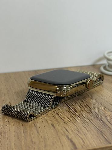 лучшая копия apple watch: Apple Watch Series 9 45 мм Gold + оригинальный Milanese Loop Редкость — 6