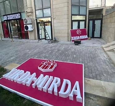 Reklam lövhələri: Xüsusi vitrin və fasad üçün hazırlanmış reklam lövhələri və işıqlı — 15