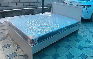 Двуспальные кровати: Двуспальная кровать, Новый, С матрасом, длина - 200 см — 12