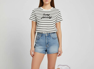 oversized t shirty zalando: Sinsay, Women`s T-shirt, size XS
