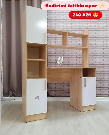 Oğlan və qız üçün, Yeni, Siyirməsiz, Yazı masası, Stulsuz