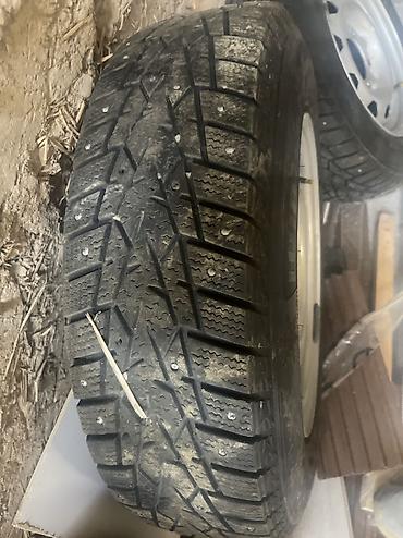 ли 9 авто: Колеса в сборе 195 / 75 / R 16, Зимняя шипованная, Б/у, Легковые, Железные, отверстий - 5 — 6