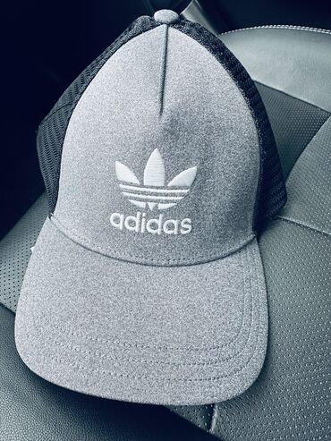 kişi kostyumları: Кепка, Adidas, One size, цвет - Серый