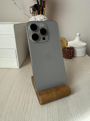 Apple iPhone: IPhone 15 Pro, Б/у, 256 ГБ, Blue Titanium, Чехол, 88 % — 1