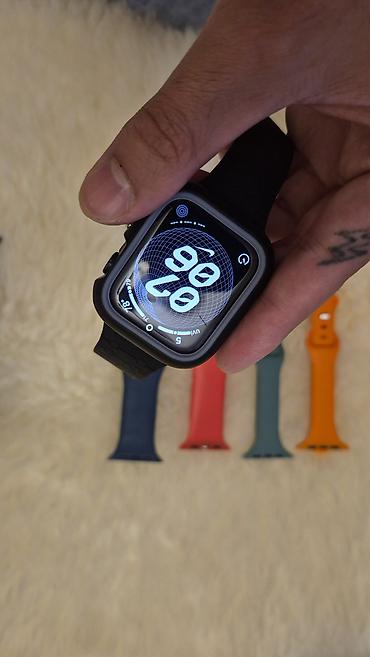 apple whact: Apple Watch 7 ( 45 mm) və çoxsaylı kəmər seti - Rəqəmsal displeyli — 2