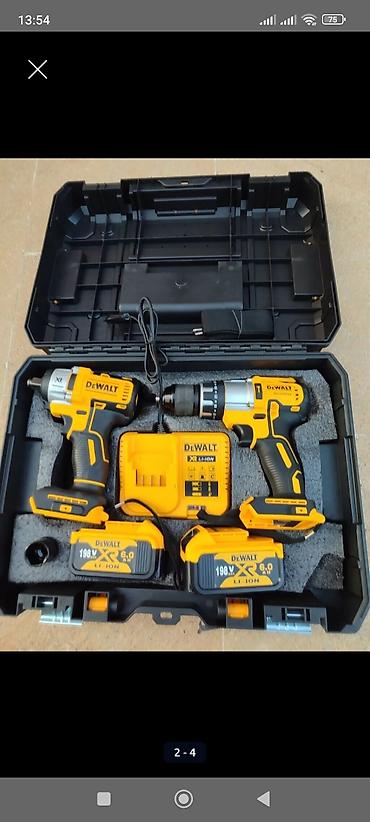 dewalt d2095: DEWALT XR Brushless akkumulyatorlu alətlər dəsti Dəstdə olanlar: - 1 — 1