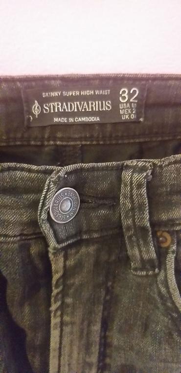 Farmerke: Ženske farmerke – 2 para 1) Stradivarius skinny super high waist - — 2