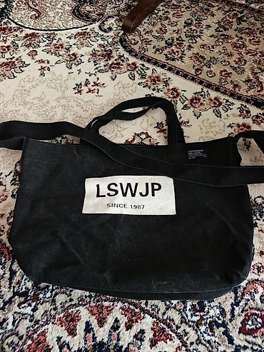 шопинг: Сумка-тоут LSWJP (надпись на фронтальной нашивке: “LSWJP — Since — 1
